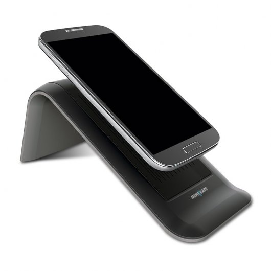 MiniBatt StandUP Carregador Sem Fios Qi 3 Zonas