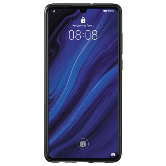 Huawei Funda PU Negra para Huawei P30
