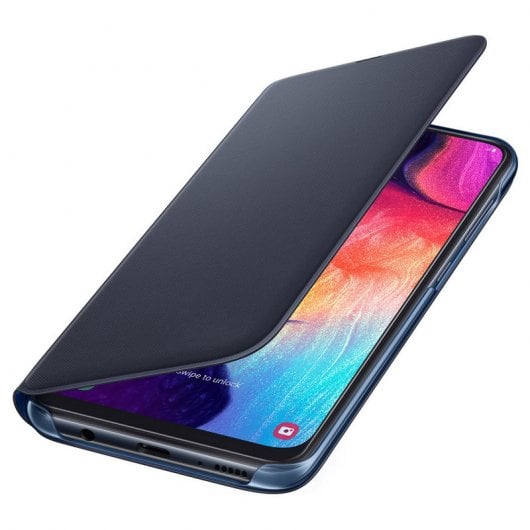 Samsung Wallet Cover Negra para Galaxy A50