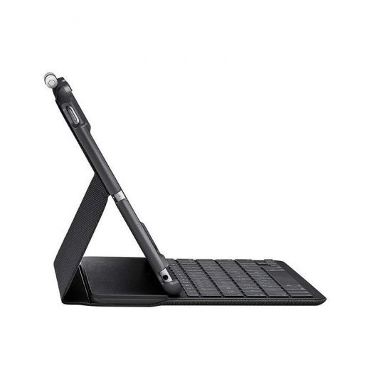 Logitech Slim Folio Funda con Teclado Bluetooth Qwerty Español Negro para iPad 2017/2018