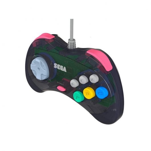 Gamepad Sega Saturn Retro-Bit grigio ardesia