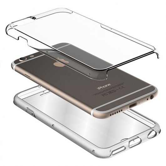 Capa Silicone 3D Transparente Traseira e Dianteira para Samsung Galaxy S9