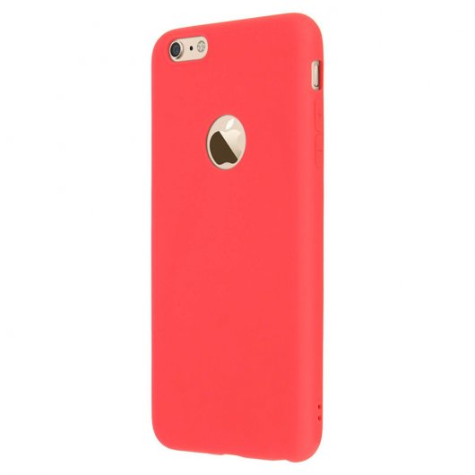 Capa Forcell Soft Touch de Silicone Vermelho para iPhone 6 Plus / 6S Plus