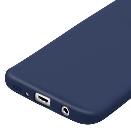 Capa Forcell Soft Touch de Silicone Azul Escuro para Samsung Galaxy S7 Edge
