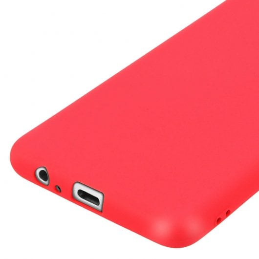 Capa Forcell Soft Touch de Silicone Vermelha para Samsung Galaxy A8