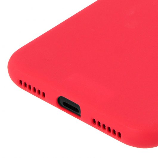 Forcell Soft Touch Funda de Silicona Roja para iPhone X / XS