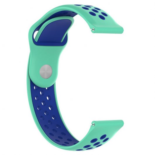 Owlotech Correa de Recambio 20mm Cierre Click Azul para AmazFit Bip/GTS