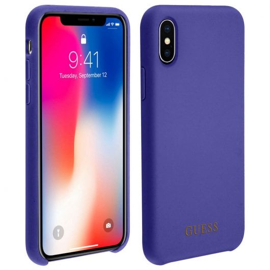 Coque rigide Guess Violet pour iPhone X/XS