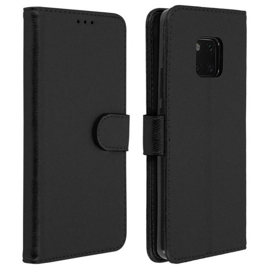 Avizar Funda Tipo Libro Cartera Negra para Huawei Mate 20 Pro
