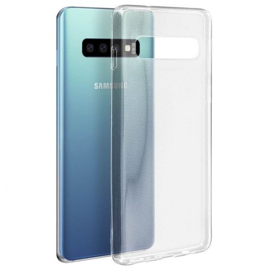 Avizar Funda de Silicona Flexible Transparente para Samsung Galaxy S10