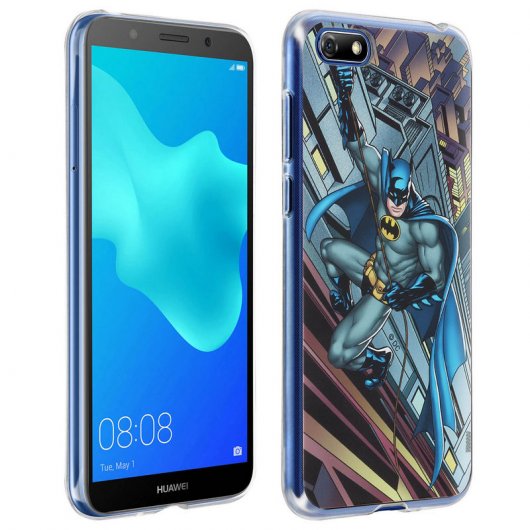 DC Comics Funda Silicona Batman para Huawei Y5 2018/Honor 7S
