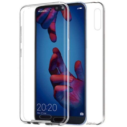 Capa Silicone 3D Transparente para Huawei P20