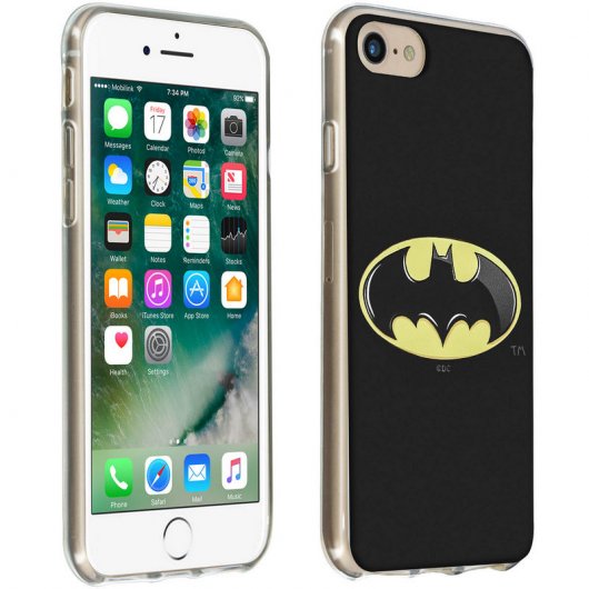 DC Comics Funda Silicona Logo Batman para iPhone 7/8