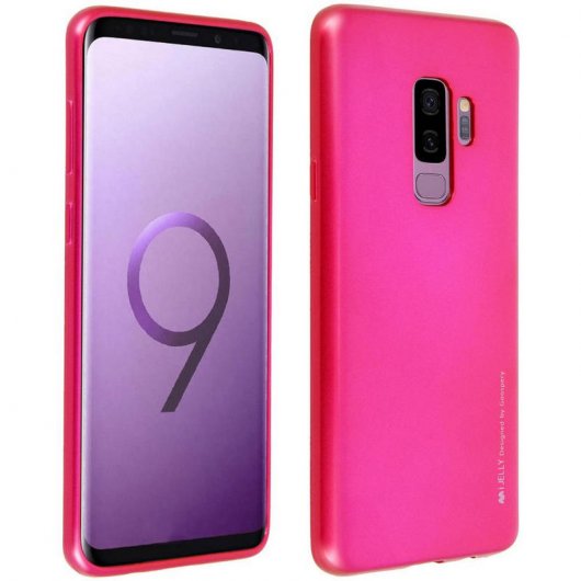 Goospery iJelly Soft Touch Fuchsia Metalizada para Samsung Galaxy S9 Plus