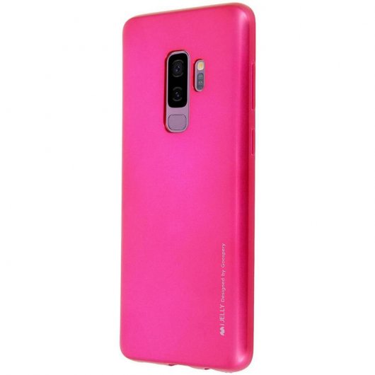 Goospery iJelly Soft Touch Fuchsia Metalizada para Samsung Galaxy S9 Plus