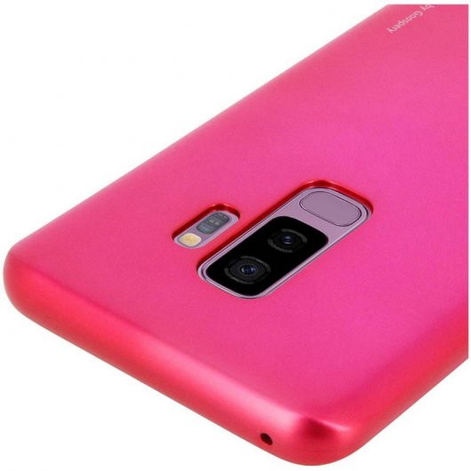 Goospery iJelly Soft Touch Fuchsia Metalizada para Samsung Galaxy S9 Plus