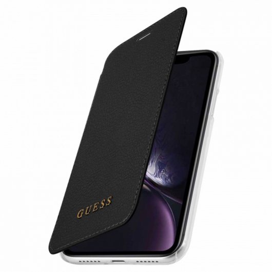Guess Funda Libro Negra para iPhone XR