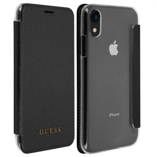 Guess Funda Libro Negra para iPhone XR