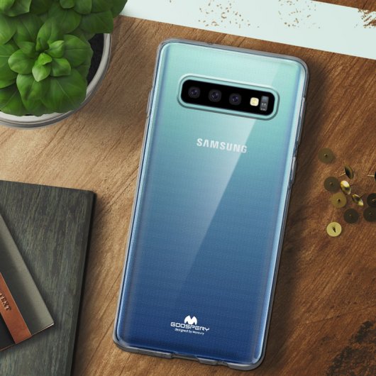 Capa Mercury de Silicone Transparente para Samsung Galaxy S10