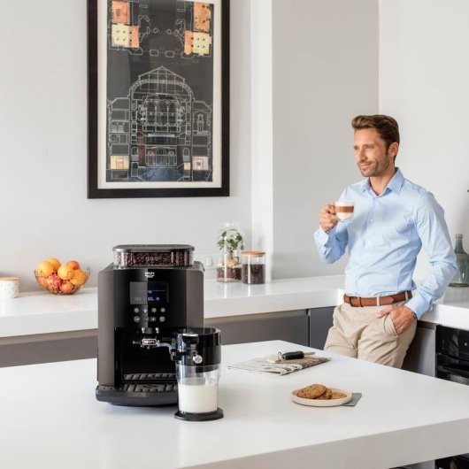 Máquina de café expresso automática Krups Arabica Latte EA819E10 1,7 L 15 Bares