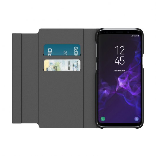 Capa Incipio Esquire Tipo Livro Preta Ganga para Samsung Galaxy S9 Plus