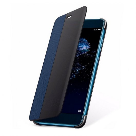 Avizar Funda Cartera Translúcida Azul Marino para Huawei P10 Lite