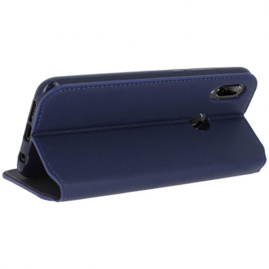 Avizar Funda Libro Azul Oscuro con Cierre Magnético para Huawei P20 Lite