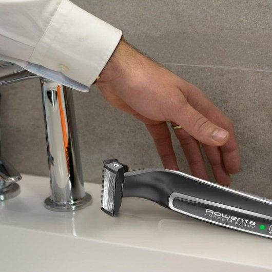 Bartschneider Rowenta Forever Sharp TN6000 Kabellos 120min Nass und Trocken 3 Aufsteckkämme Schnellladung