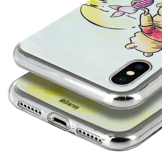 Disney Funda de Silicona Winnie the Pooh y Piglet para Apple iPhone XS Max