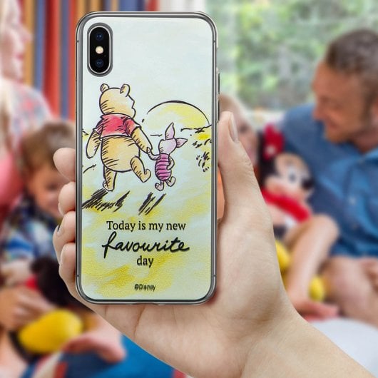 Disney Funda de Silicona Winnie the Pooh y Piglet para Apple iPhone XS Max