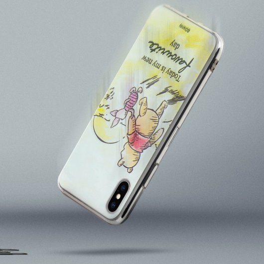 Disney Funda de Silicona Winnie the Pooh y Piglet para Apple iPhone XS Max