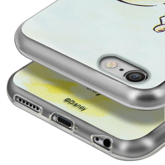 Disney Funda de Silicona Winnie the Pooh y Piglet para iPhone 6/6S/7/8