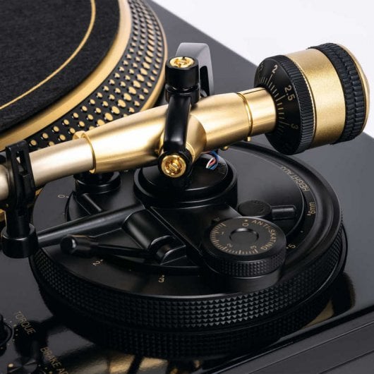 Reloop RP-7000 MK2 GOLD Prato DJ Tração Direta Edição Limitada