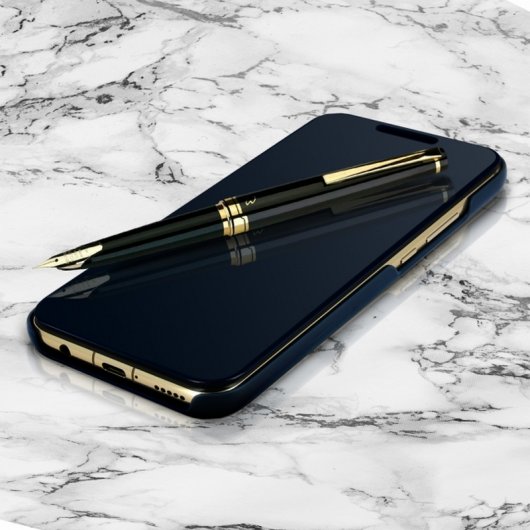 Avizar Funda Cartera Translúcida Azul para Huawei Mate 20 Lite