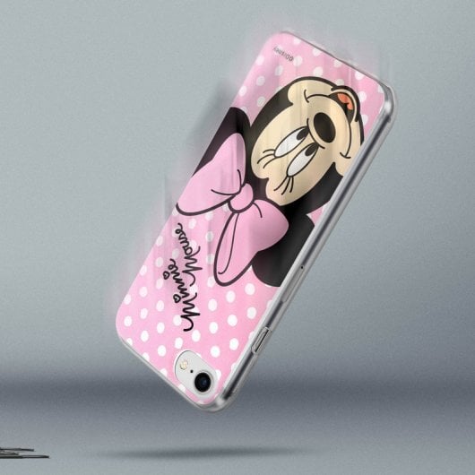 Disney Funda Minnie Mouse Rosa de Lunares para iPhone 6/6S/7/8