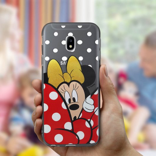 Disney Funda Minnie Mouse Transparente para Samsung Galaxy J5 2017