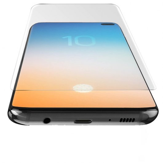 Avizar Protector de Pantalla Curvo de Látex para Samsung Galaxy S10 Plus