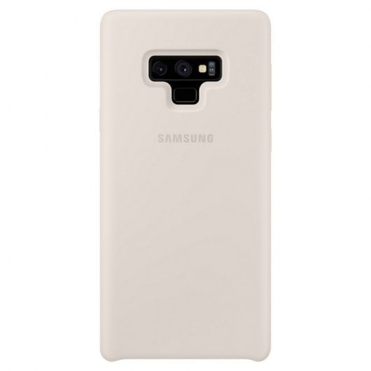 Samsung Soft-Touch Funda de Silicona Blanca para Samsung Galaxy Note 9