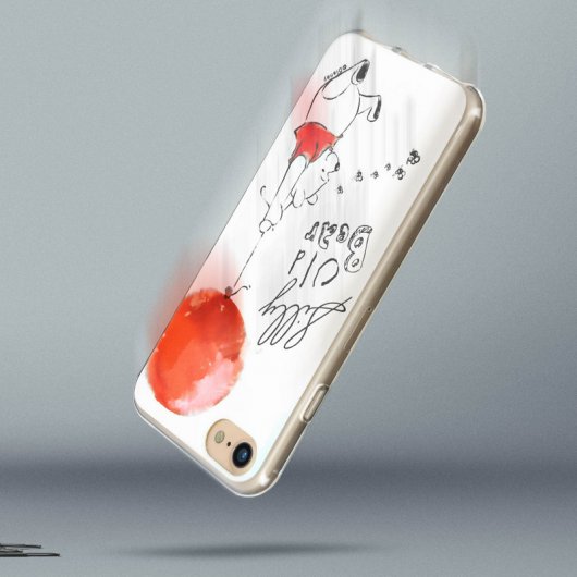 Disney Capa de Silicone Winnie the Pooh Branca para iPhone 7/8