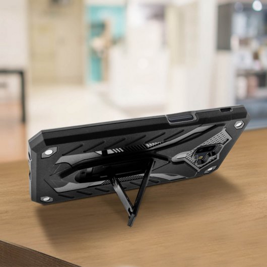 Capa Forcell Phantom Híbrida Preta para Samsung Galaxy J6 Plus