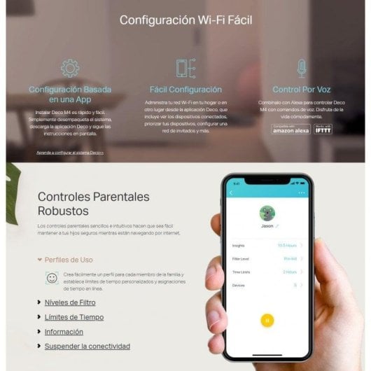 WiFi Mesh TP-Link 3 Nodi 1167 Mbps 400 m² controllo parentale MU-MIMO