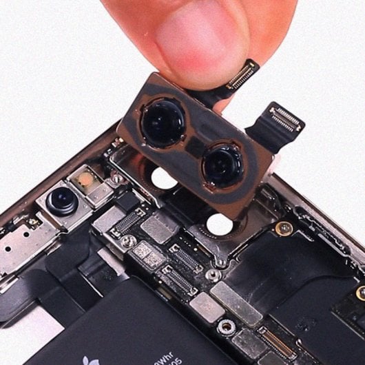 Clappio Ersatz-Rückkamera + Verbindungsband für iPhone XS Max