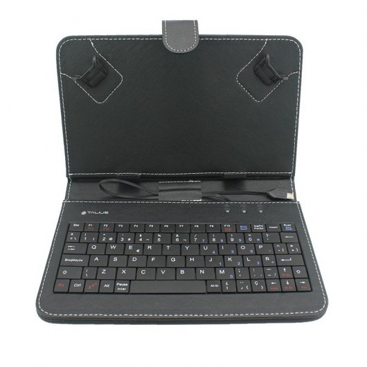 Talius CV-3003 Funda Universal con Teclado Negra para Tablet 7"