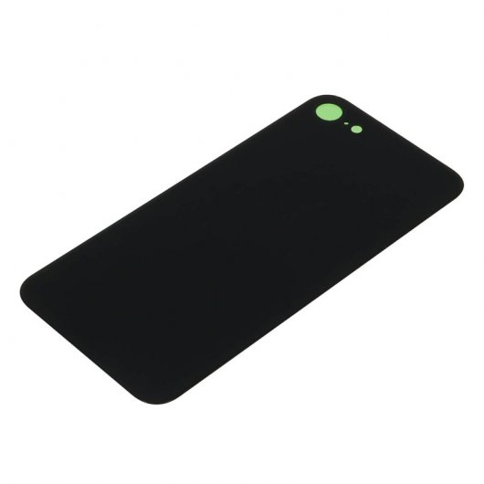 Clappio Substituição de Tampa Traseira de Bateria Preta para IPhone 8
