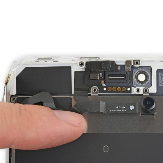 Caméra avant de remplacement Clapio + bande de connexion pour iPhone 8 Plus