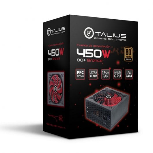 Talius Fuente de Alimentación 450W 80 Plus Bronze