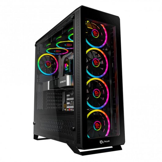 Talius Leviathan Verre Trempé USB 3.0 RGB Noir