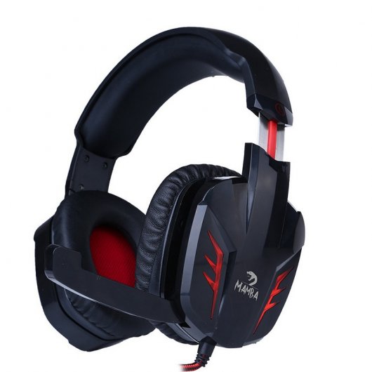 Talius Mamba Headset Gaming 5.1 PC/PS4 Preto/Vermelho