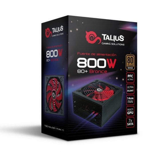 Talius Fuente de Alimentación 800W 80 Plus Bronze