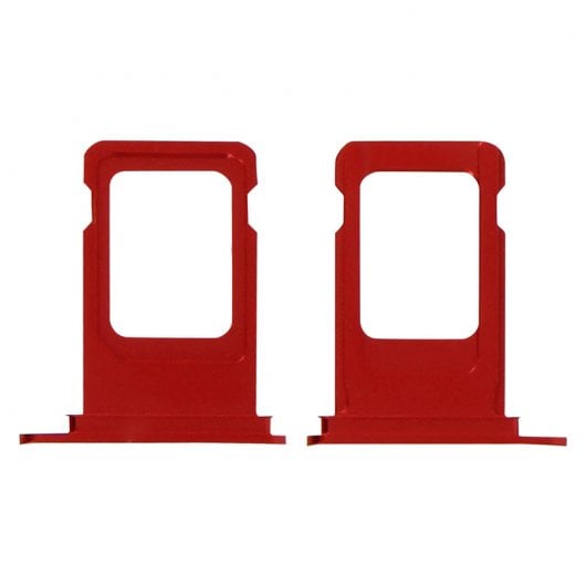 Avizar Ersatz-Nano-SIM-Kartenfach für Apple iPhone XR, Rot